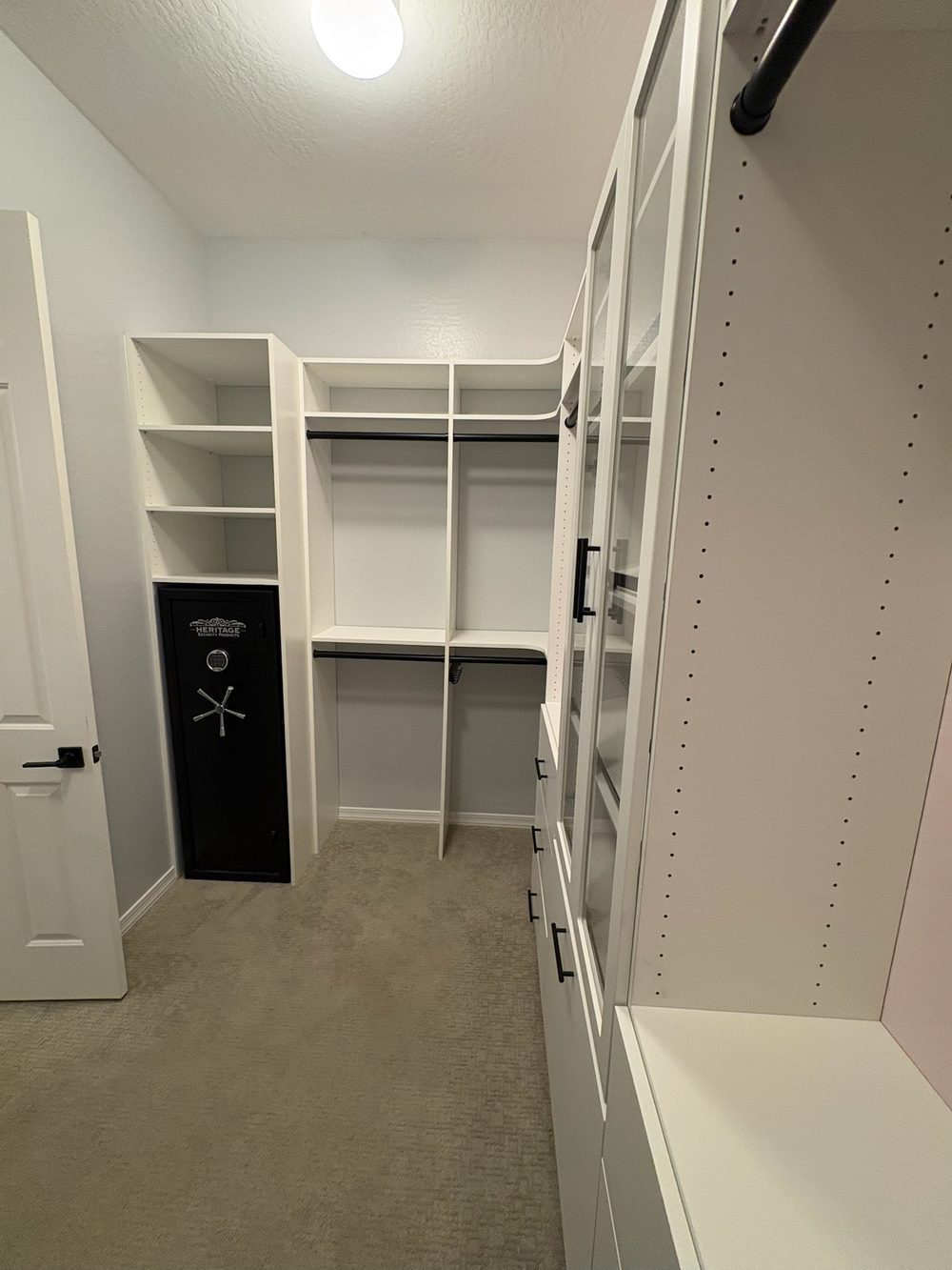Custom closet install in a Mesa home